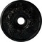 Ekena Millwork Acanthus Twist Medallion (Canopies up to 8 3/8"), 23 5/8"OD x 4 5/8"ID x 1 7/8"P, Black Pearl CM23ACBPS - alternate 1